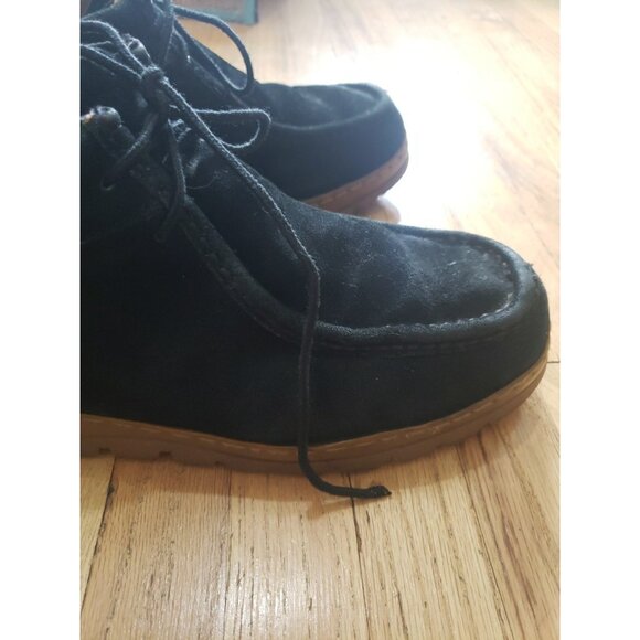 SAO Stacy Adams Boots Men’s Size 12 Dublin II Lace Up Ankle Black Suede Leather main image 10